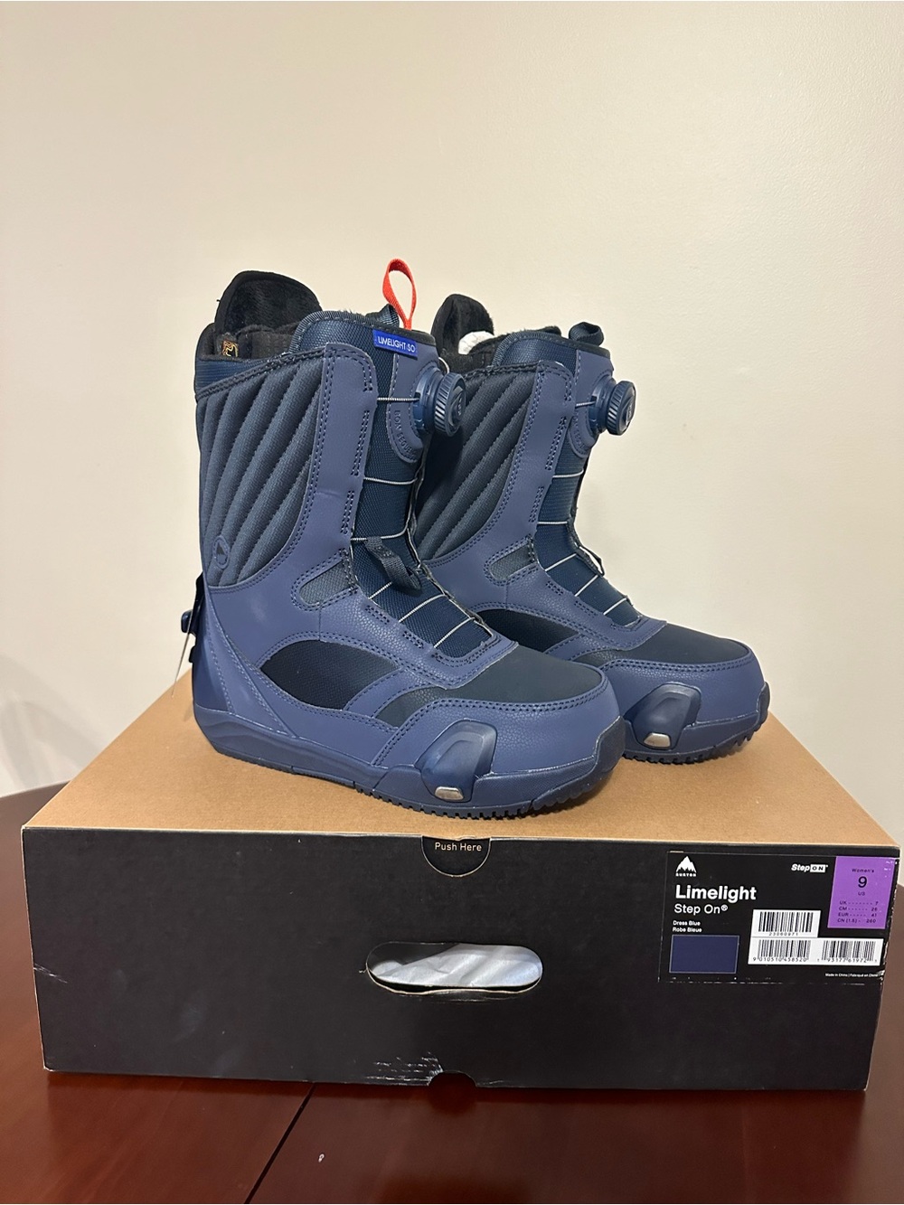 Burton step ons (Limelight) Women’s Snowboard Boots